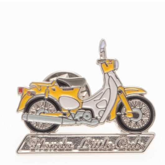Hondaコラボピンバッジ【Little cub リトルカブ】YELLOW/BEIGE