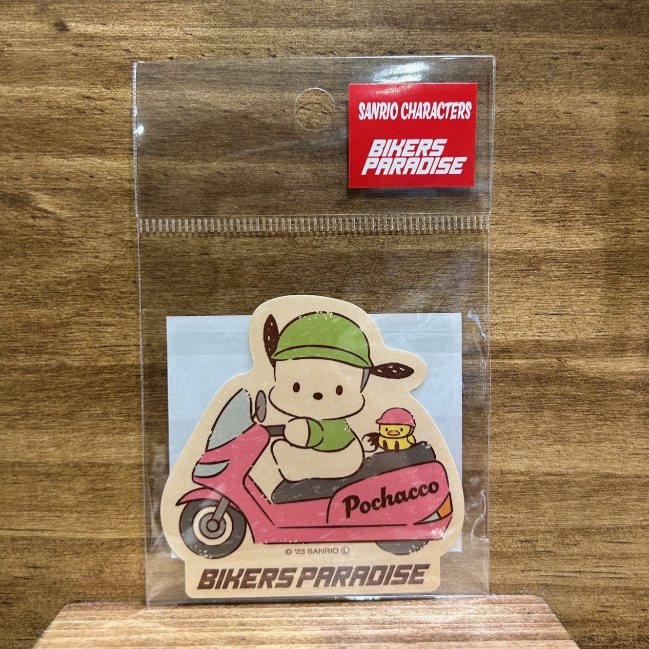 ポチャッコ  ライダー型ステッカー サンリオキャラクターズ×バイカーズパラダイス