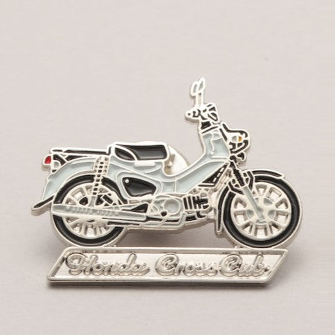 Hondaコラボピンバッジ【Cross cub クロスカブ】WHITE/GREEN