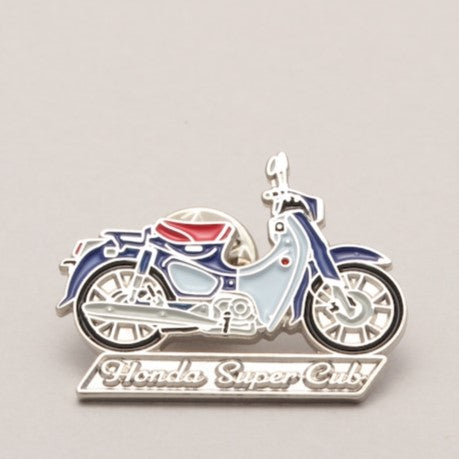 Hondaコラボピンバッジ【super cub スーパーカブ】BLUE/RED