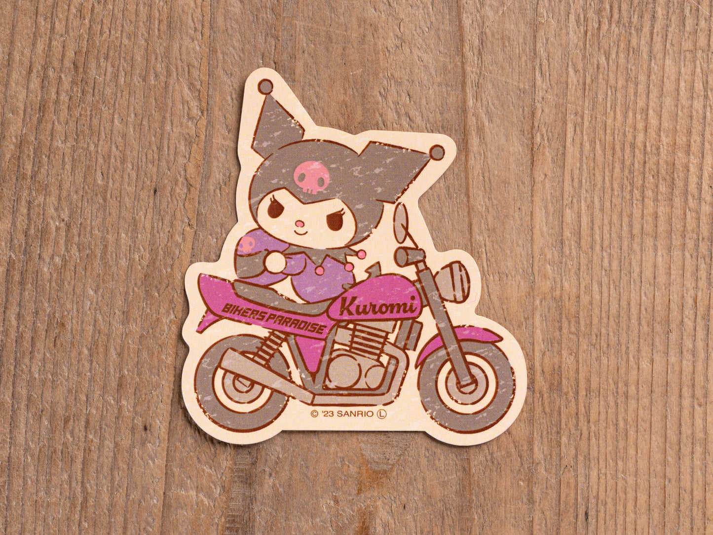 クロミ ライダー型ステッカー サンリオキャラクターズ×バイカーズパラダイス