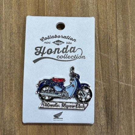 Hondaコラボピンバッジ【super cub スーパーカブ】BLUE/RED