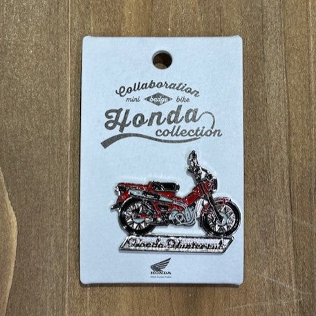 Hondaコラボピンバッジ【hunter cub ハンターカブ】RED/BEIGE