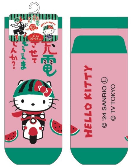 靴下/ハローキティ【出川哲郎の充電させてもらえませんか?×サンリオキャラクター】
