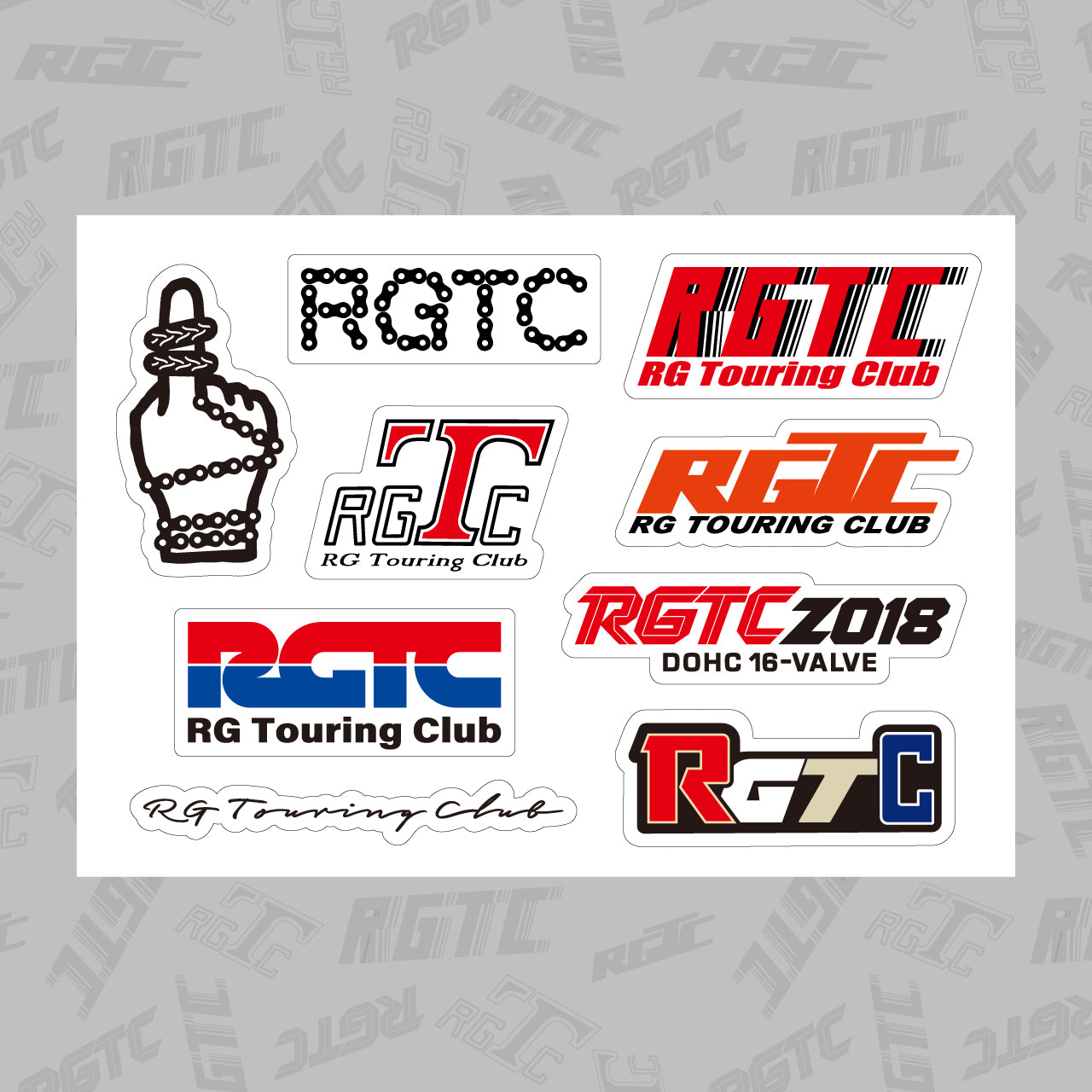 RGTC2024 ロゴステッカーシート