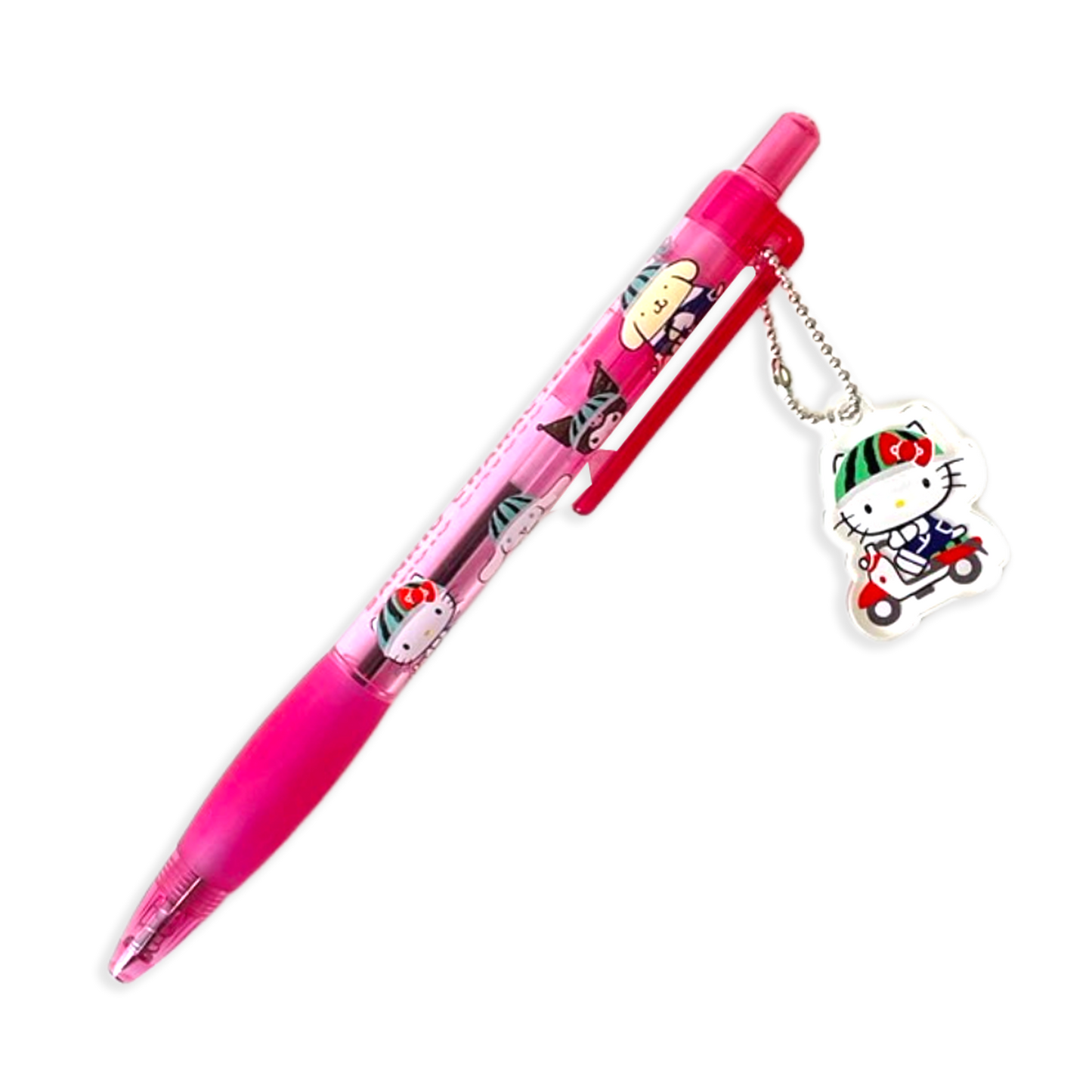 ハローキティ/アクリルパーツ付きボールペン【出川哲郎の充電させてもらえませんか?×サンリオキャラクター】