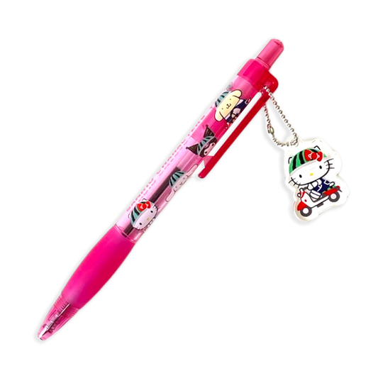 ハローキティ/アクリルパーツ付きボールペン【出川哲郎の充電させてもらえませんか?×サンリオキャラクター】