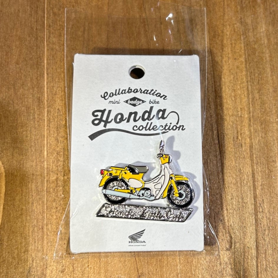 Hondaコラボピンバッジ【Little cub リトルカブ】YELLOW/BEIGE