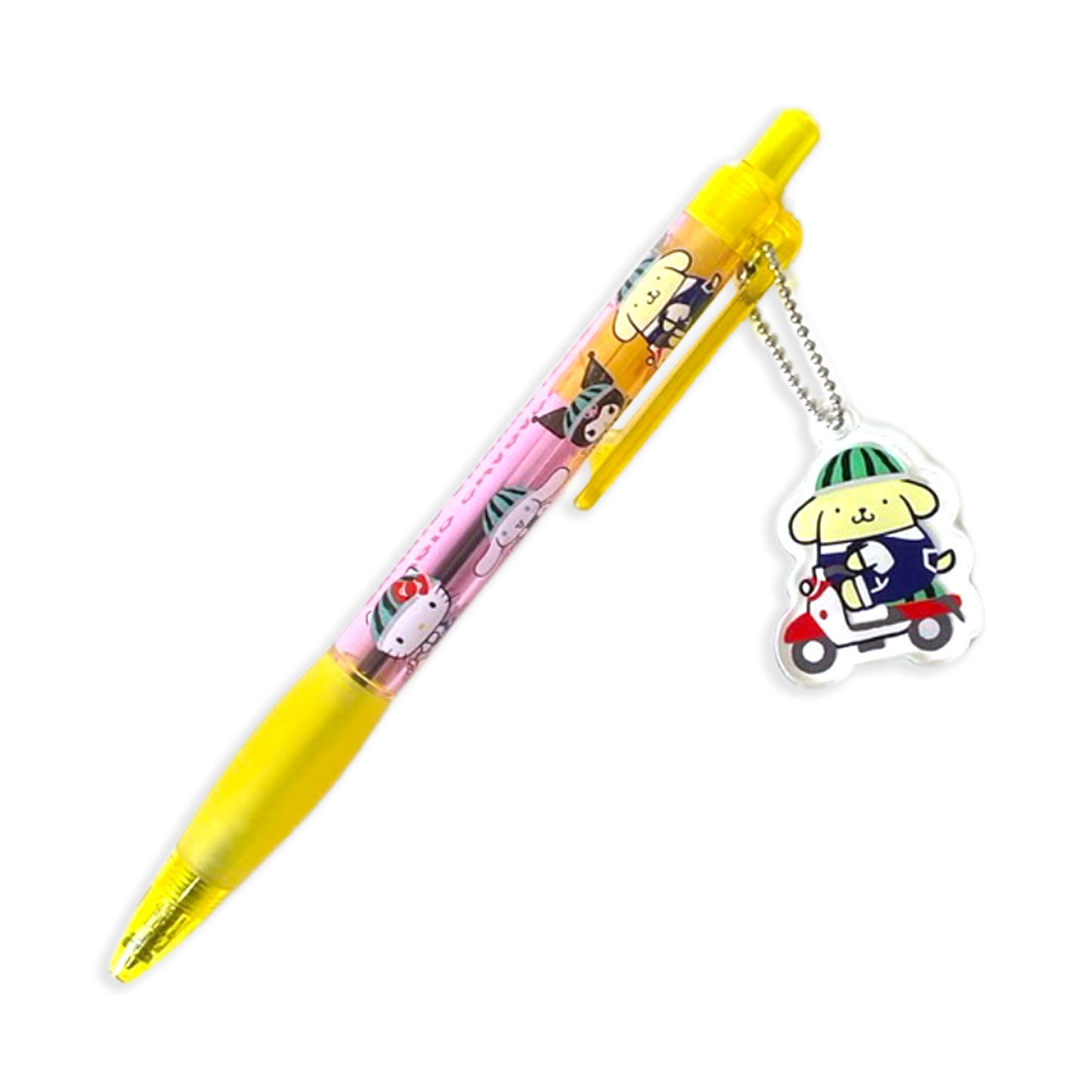 ポムポムプリン/アクリルパーツ付きボールペン【出川哲郎の充電させてもらえませんか?×サンリオキャラクター】