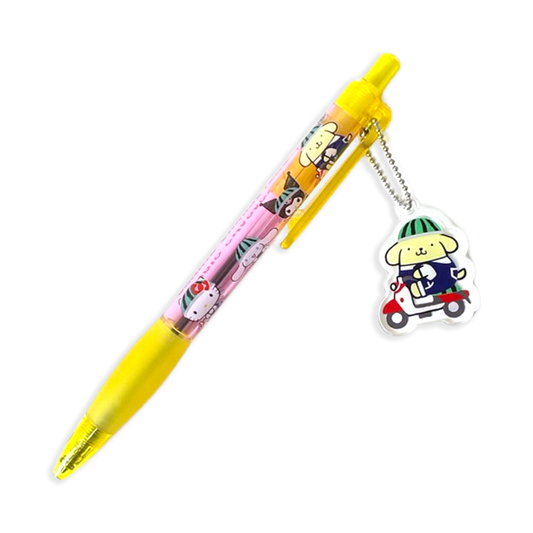 ポムポムプリン/アクリルパーツ付きボールペン【出川哲郎の充電させてもらえませんか?×サンリオキャラクター】