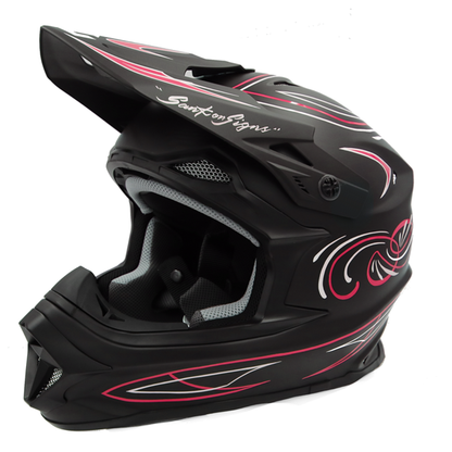 MadJumper2【マッドジャンパー2】SOLID MATT BLACK ピンストライプカーリー RED/WHITE　(Ⅼ)