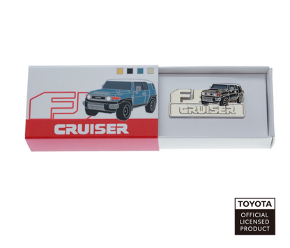 TOYOTA　ピンバッジ　FJクルーザー（イエロー・ブラック・ブルー・ベージュ）