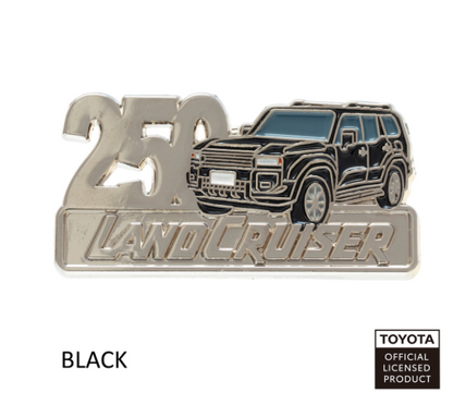 TOYOTA　ピンバッジ　ランドクルーザー250（ネイビー・ホワイト・ブラック）