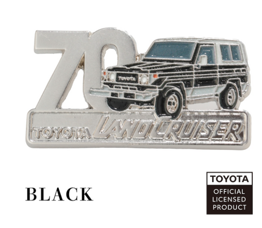 TOYOTA　ピンバッジ　ランドクルーザー70（グレー・ネイビー・ブラック）