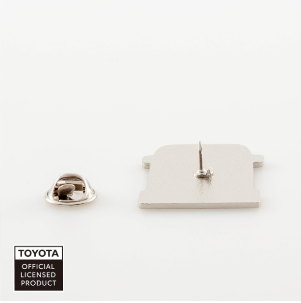 TOYOTA　ピンバッジ　ハイエースフロント（ベージュ・グリーン・グレー・ブラック・ホワイト）