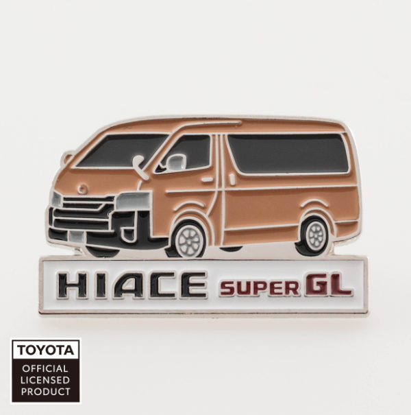 TOYOTA　ピンバッジ　ハイエース　サイド（ベージュ・グリーン・グレー・ブラック・ホワイト） (コピー)