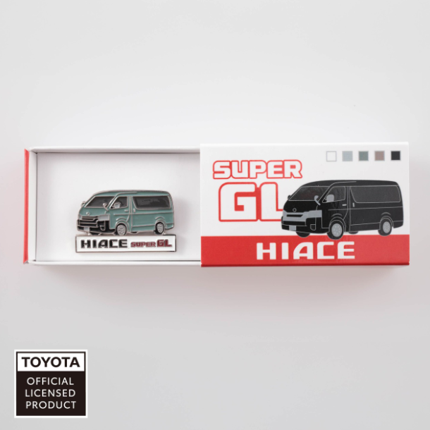 TOYOTA　ピンバッジ　ハイエース　サイド（ベージュ・グリーン・グレー・ブラック・ホワイト） (コピー)