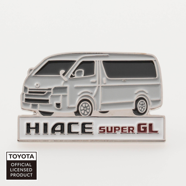 TOYOTA　ピンバッジ　ハイエース　サイド（ベージュ・グリーン・グレー・ブラック・ホワイト） (コピー)