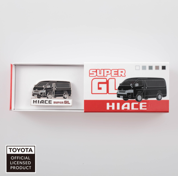 TOYOTA　ピンバッジ　ハイエース　サイド（ベージュ・グリーン・グレー・ブラック・ホワイト） (コピー)