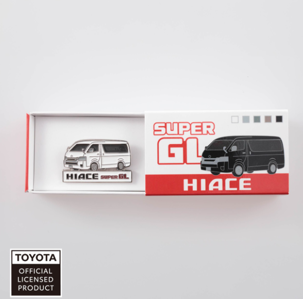 TOYOTA　ピンバッジ　ハイエース　サイド（ベージュ・グリーン・グレー・ブラック・ホワイト） (コピー)