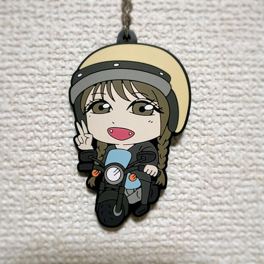 おりきハーレーちゃんラバーキーホルダー