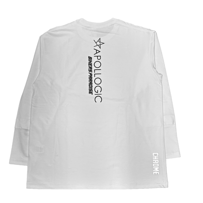＜CHROME INDUSTRIES × APOLLOGIC × BIKERS PARADISE コラボグッズ＞ ライムストーン ケーブ ロングスリーブ ティー