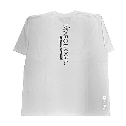 ＜CHROME INDUSTRIES × APOLLOGIC × BIKERS PARADISE コラボグッズ＞　ライムストーン ケーブ ティー ワイド フィット