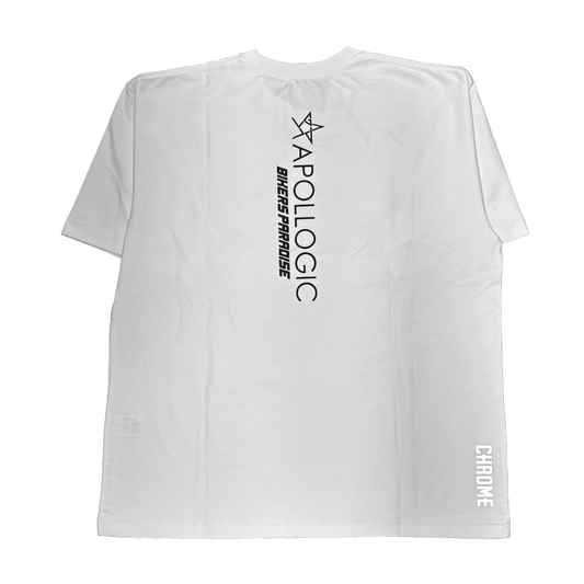 ＜CHROME INDUSTRIES × APOLLOGIC × BIKERS PARADISE コラボグッズ＞　ライムストーン ケーブ ティー ワイド フィット