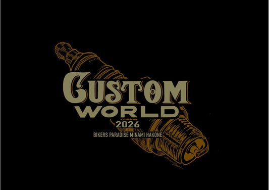 CUTOM WORLD JAPAN 2026 BIKERS PARADISE コラボステッカー