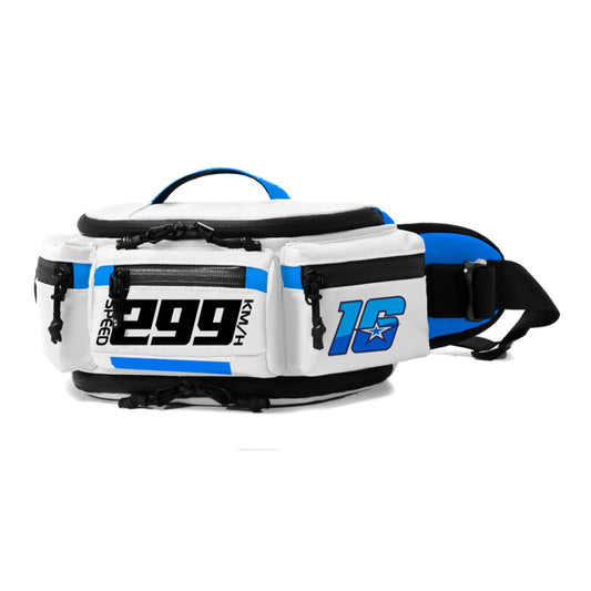 マルチポケット'ウエストバッグ 大容量 防水 拡張可能