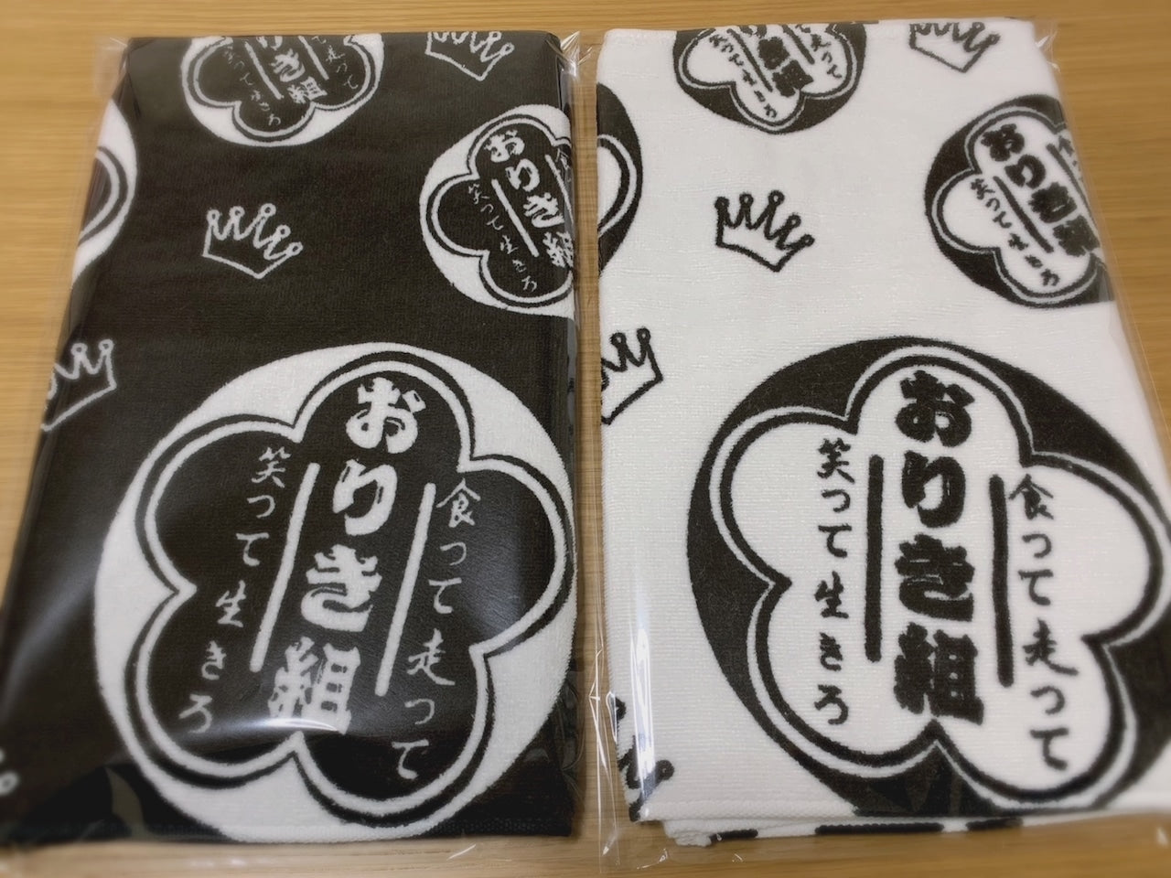 おりき組フェイスタオル【白】