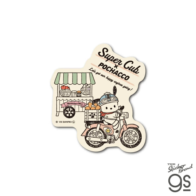 はぴだんぶい×Super Cub ダイカットステッカー