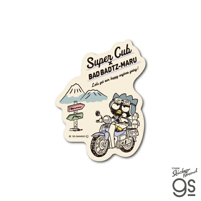 はぴだんぶい×Super Cub ダイカットステッカー