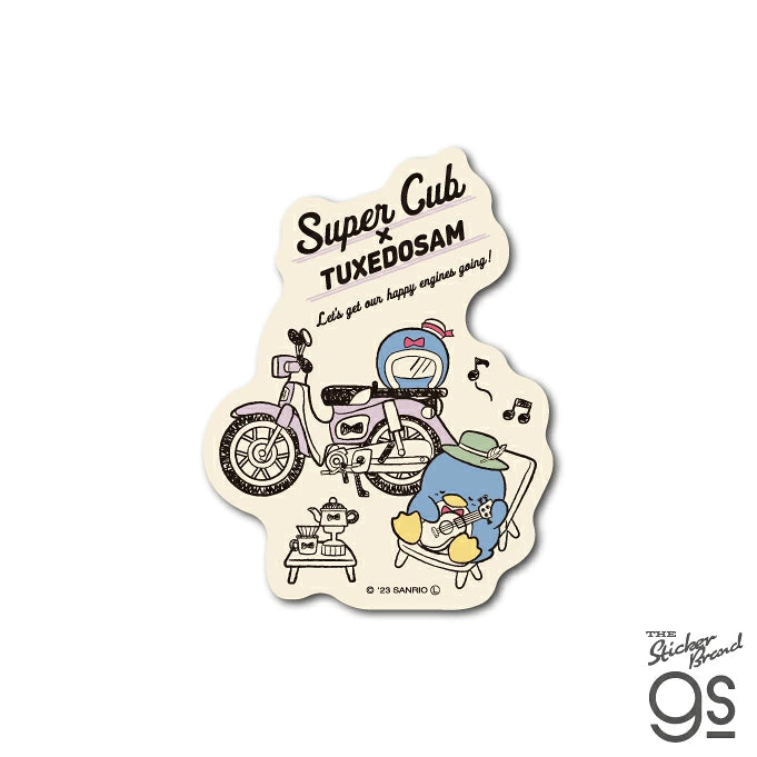 はぴだんぶい×Super Cub ダイカットステッカー