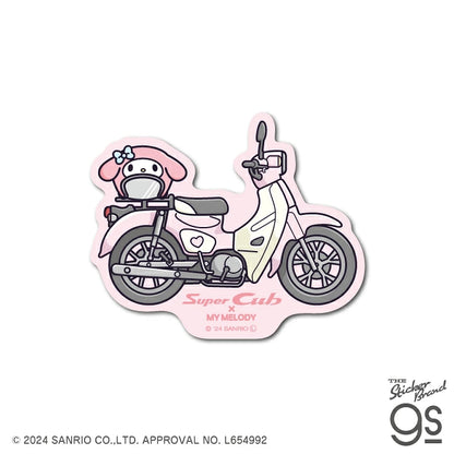 Super Cub×サンリオキャラクターズ ステッカー
