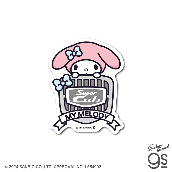 Super Cub×サンリオキャラクターズ ステッカー