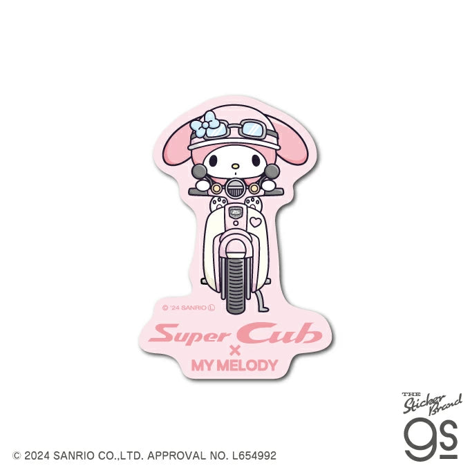 Super Cub×サンリオキャラクターズ ステッカー